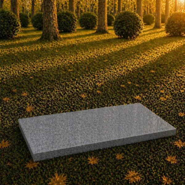 Flat Granite Grave Marker 24 x 12 x 1