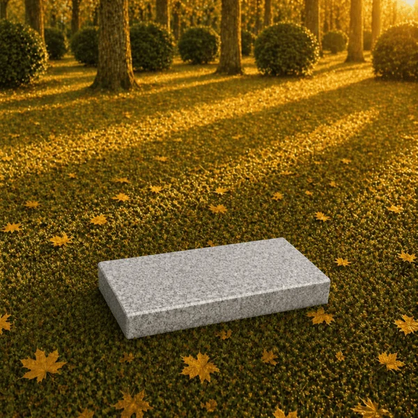 Flat Granite Grave Marker 10 x 6 x 2